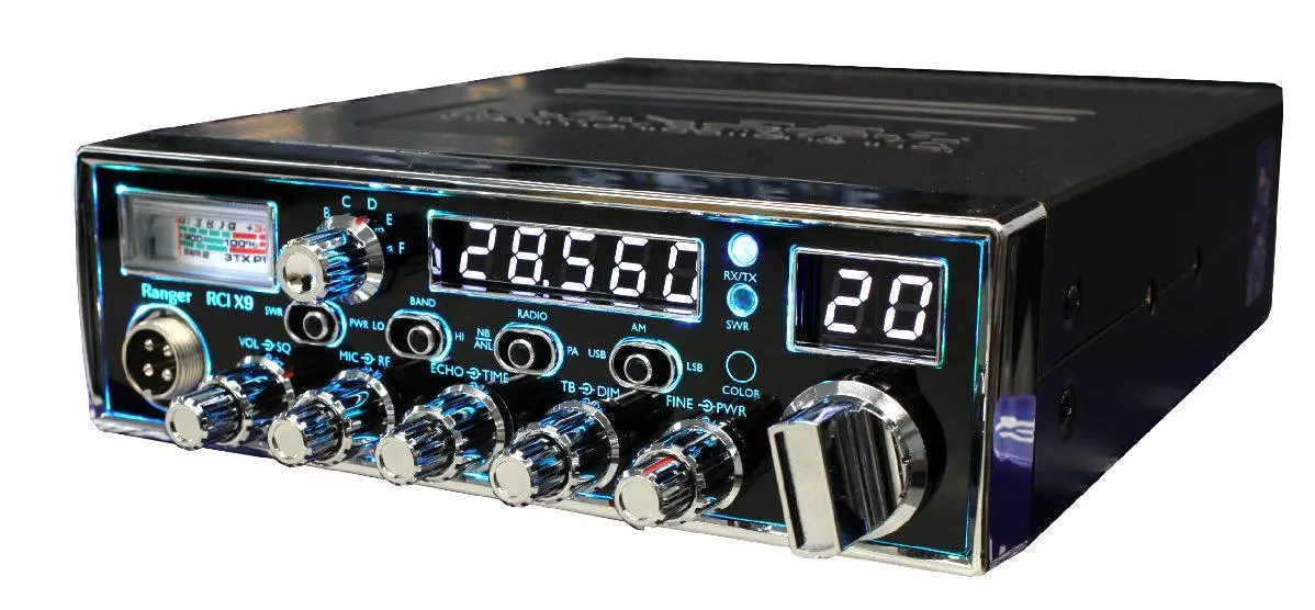 Ranger Ssb/ Am/ Fm 10 Meter 120 Watt Color Changing (Rcix9) 1
