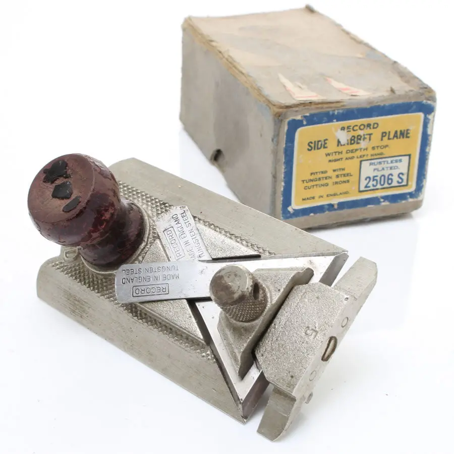 Sold - Record Side Rabbet Plane No. 2506S (Beech) 1