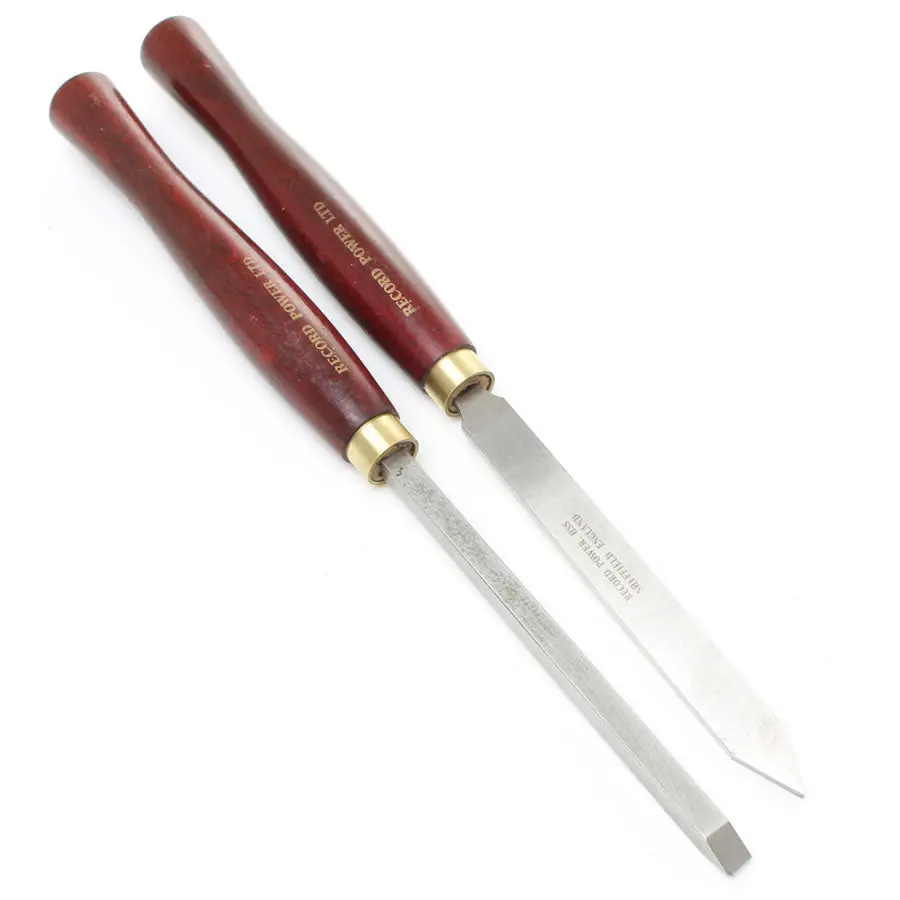 Sold - 2 Record Power Beading Parting Turning Tools 1