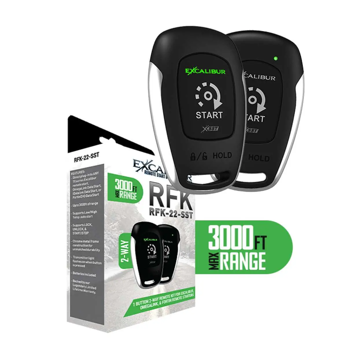 Excalibur 900 Mhz Sst 2-Way 1 Button Range Extender Rf Kit 3000' (Rfk-22-Sst) 1
