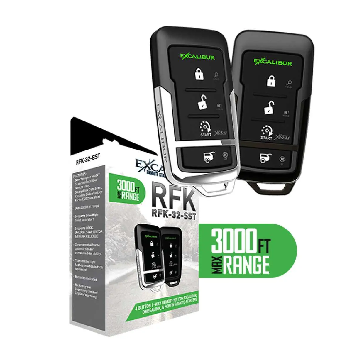 Excalibur 900 Mhz Sst 1 Way 5 Button Range Extender Rf Kit 3000' (Rfk-32-Sst) 1
