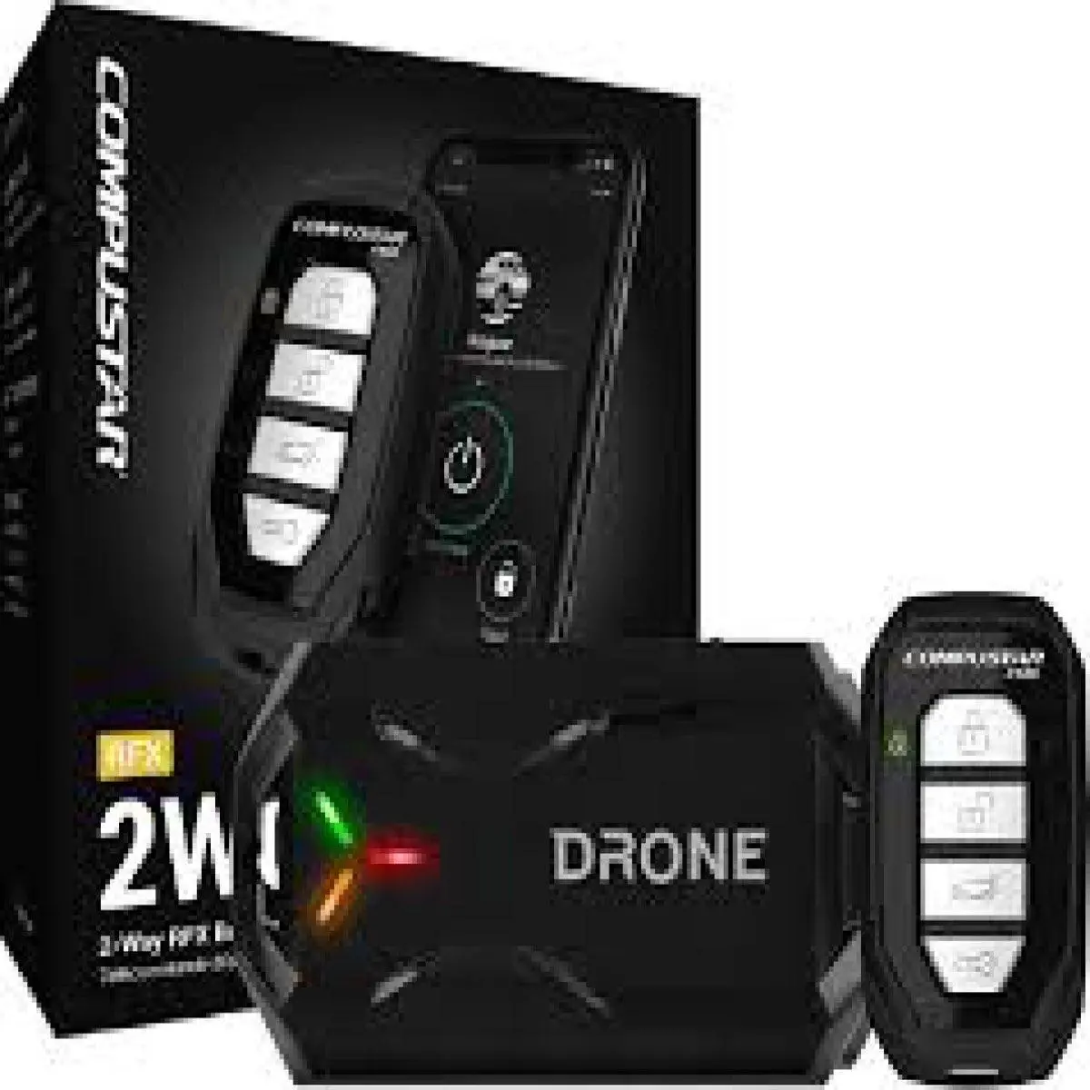 Compustar 4 Button 2 Way Led Rf Kit W/ Lte Module For Drone (Rfx2wg15 Fm) 1