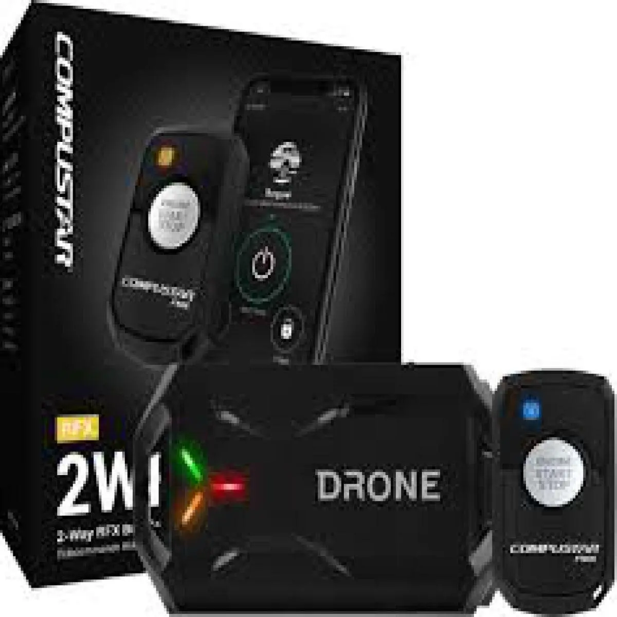 Compustar 1 Button 2 Way Led Rf Kit W/ Lte Module For Drone (Rfx2wr3fm) 1