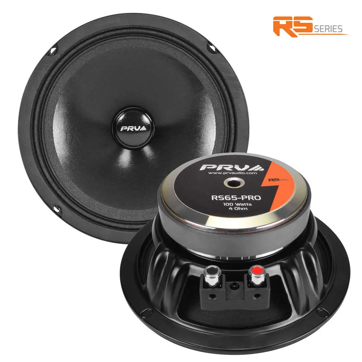 Prv Audio - 6.5" Full Range - Stamped Steel Basket - 1" Vc - 100W Power - 4 Ohms (Rs65-Pro) 1
