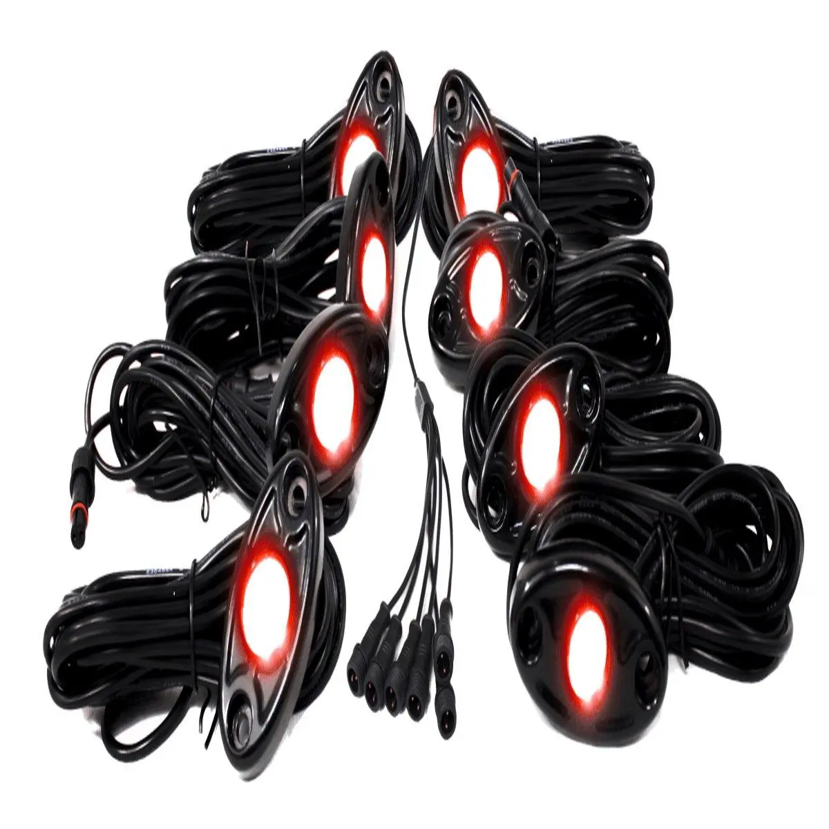 Race Sport 8 Pod Led Rock Light Kit (Rsld8kitr) 1