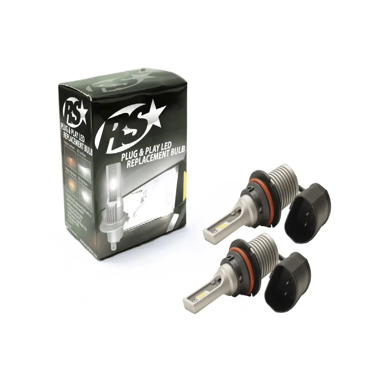Race Sport Plug & Play Led Headlight Bulbs (Rspnp9005) 1