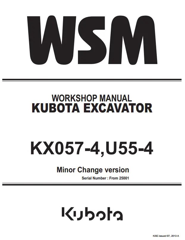 Kx057-4 Service Manual 1