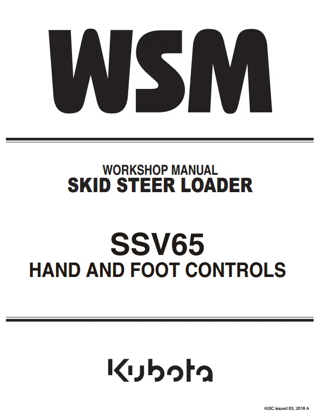 Ssv65 Service Manual 1