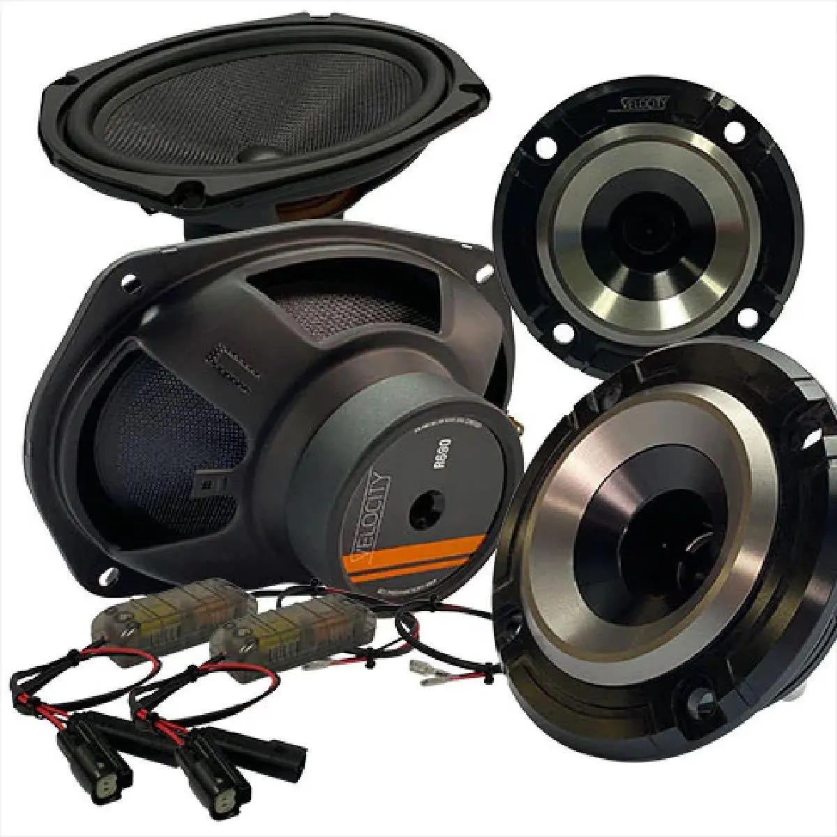Velocity Overdrive 6X9" Component Speaker Set Pair Packed (Rz690-Od) 1
