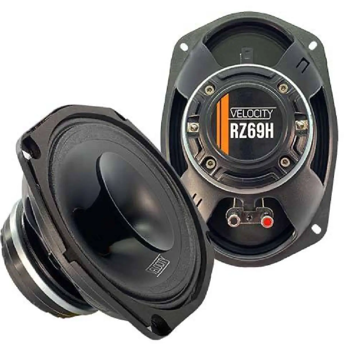 Velocity Full Range Horn Loaded 600 Watt 6X9" Coax Speakers Pair Packed (Rz69h) 1
