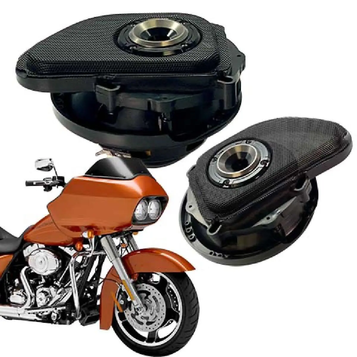 Velocity 98-13 Road Glide Horn Grills (Rz75h-Rg-13) 1