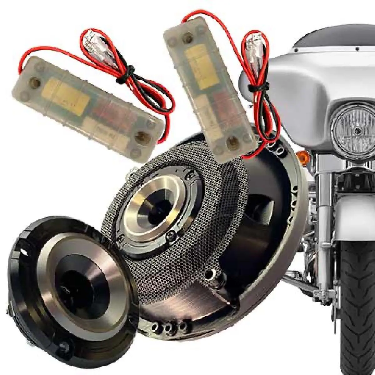 Velocity 98-13 Street Glide Horn Grills (Rz75h-Sg-13) 1