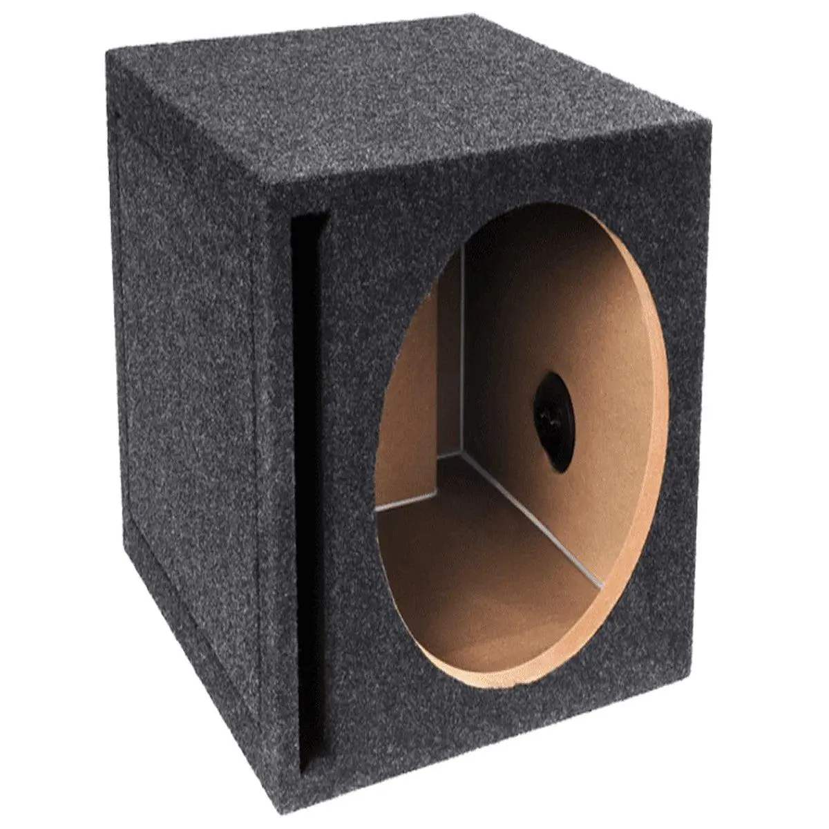 Qpower Single 10" Vented Subwoofer Enclosure (Qhd110v) 1