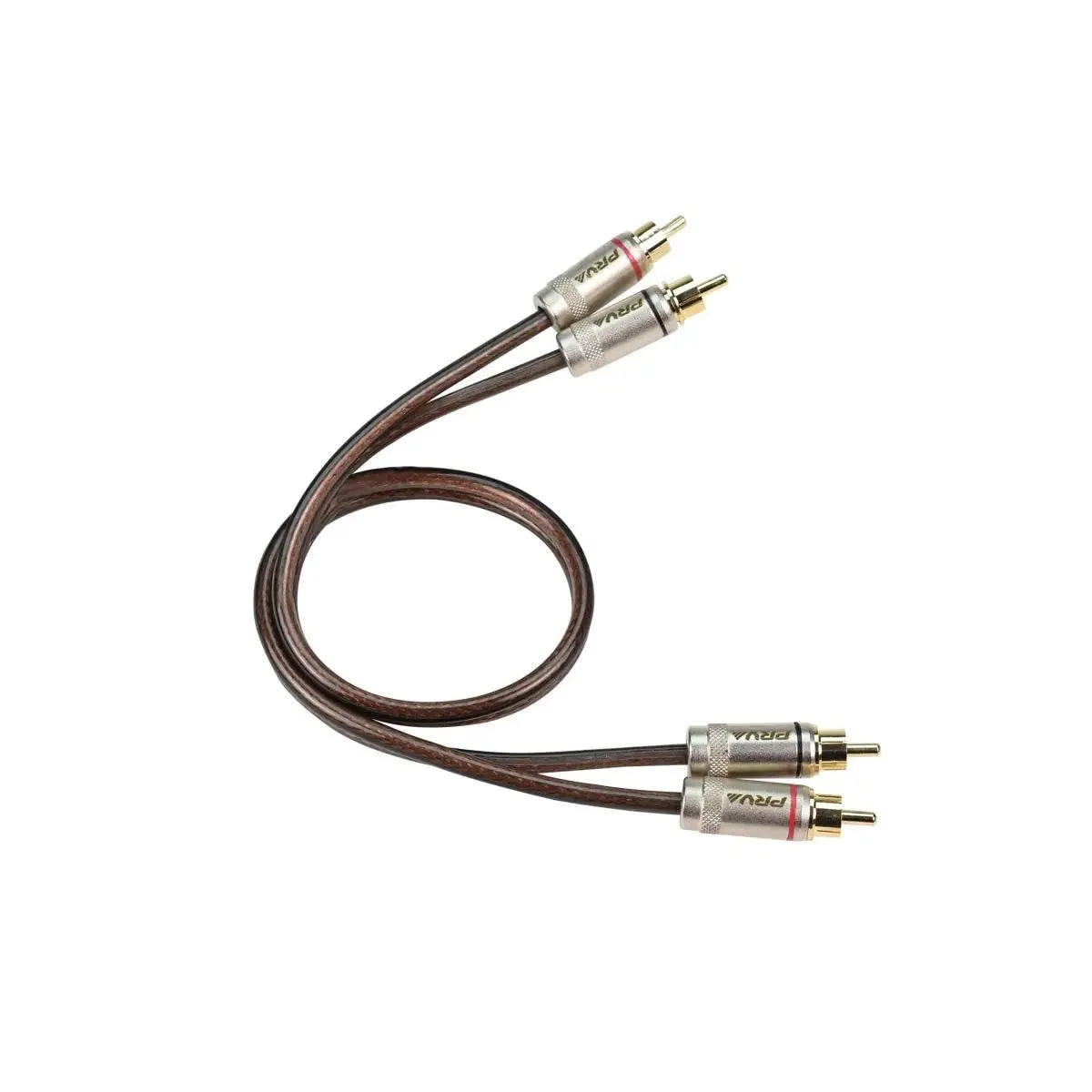 Prv Audio - Rca Signal Cable, Shielded, Ofc, 0.5M (1.5Ft) Length (Sc-1Ftpro) 1