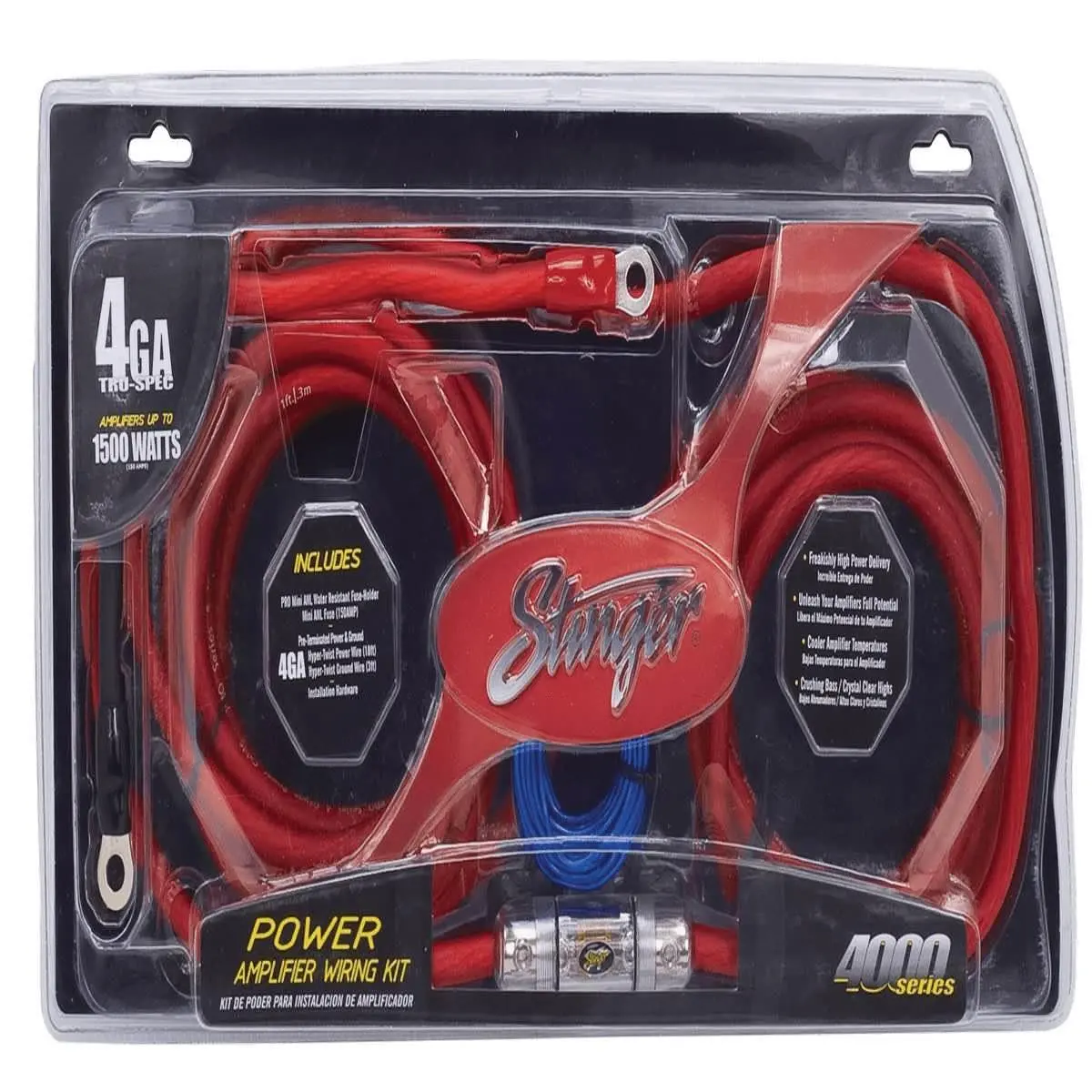 Stinger 4 Gauge Power Wiring Kit (Sk4241) 1