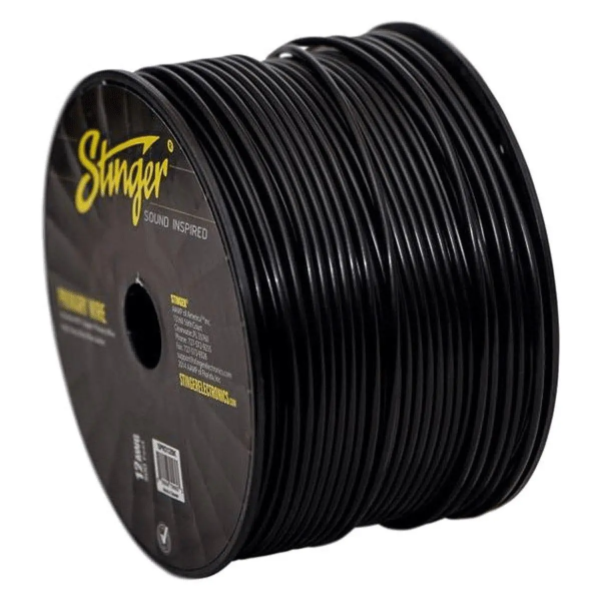 Stinger 12 Gauge 500' Black True Gauge Primary Wire (Spw312bk) 1