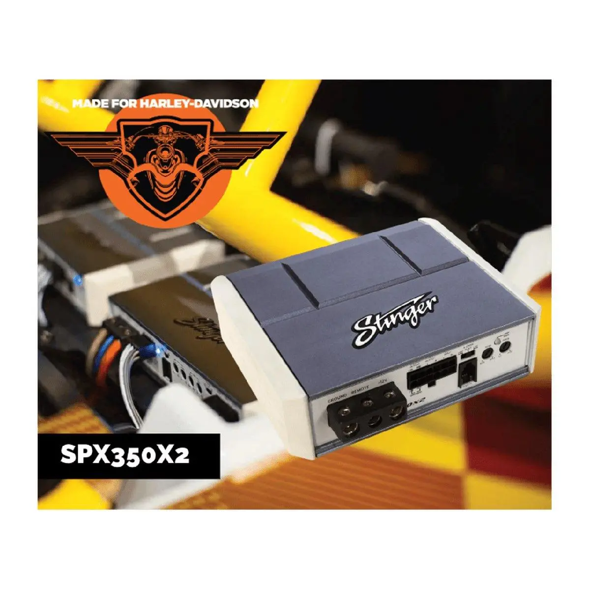 Stinger Micro 2 Ch 350 Watt Powersports Amplifier (Spx350x2) 1