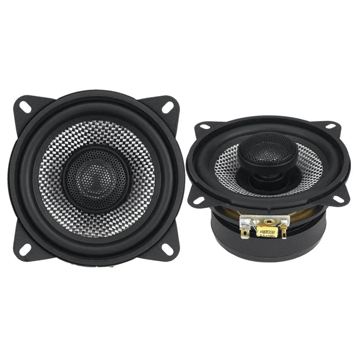 American Bass Sq Coaxial Speaker 4" 80 Watts (Sq40) 1