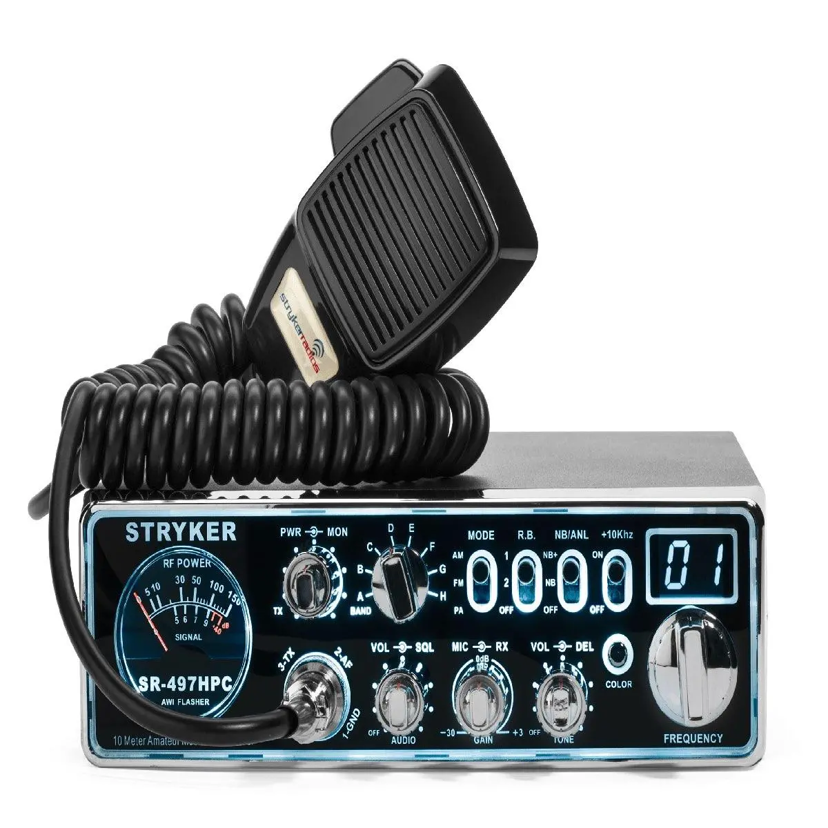 Stryker 12 Color Changing 10 Meter Radio (Sr497hpc) 1