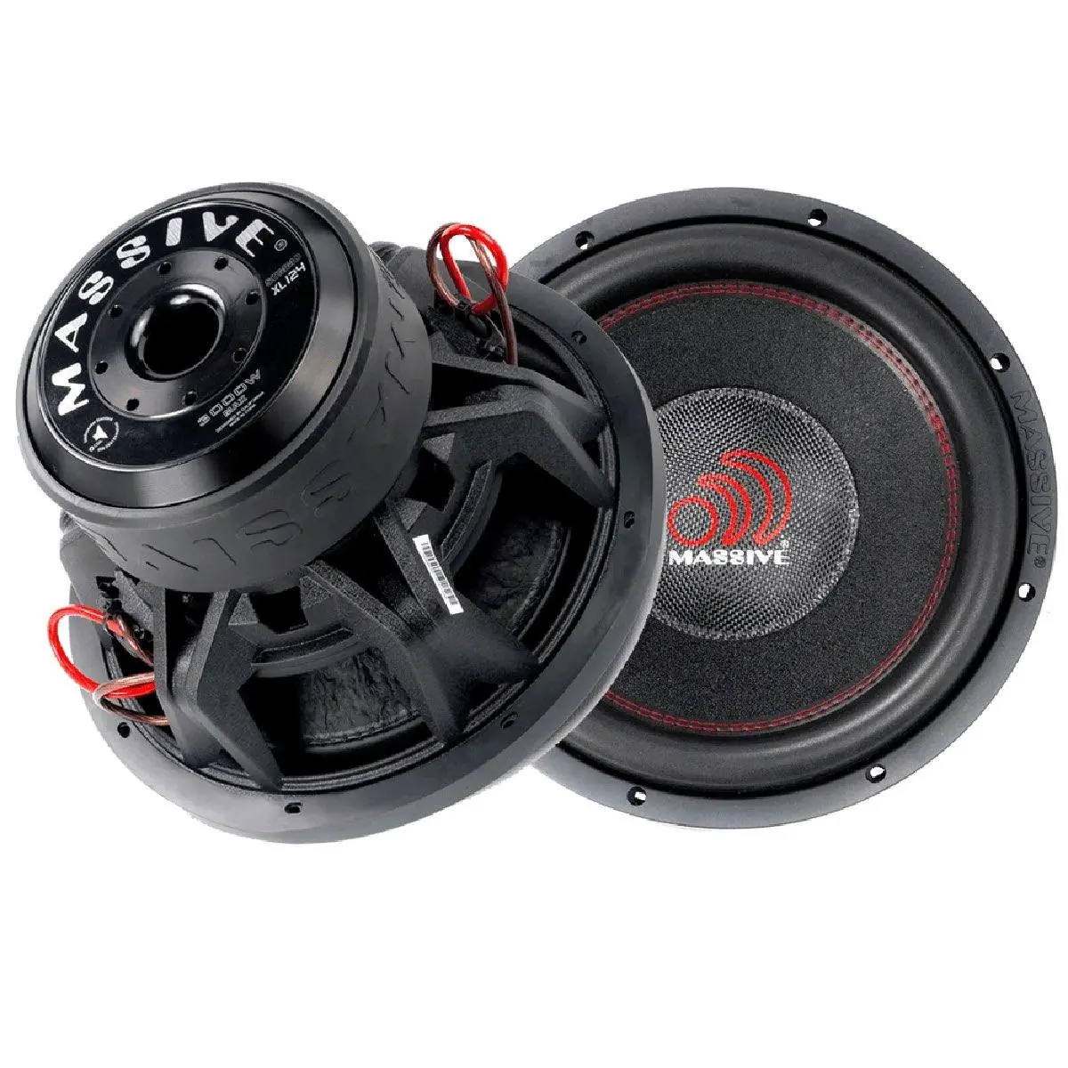 Massive Audio 12" 3000 Watt Dual 4 Vc (Summoxl124) 1