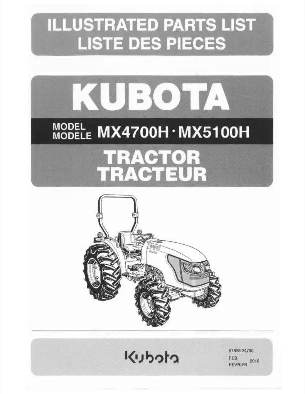 Mx5100hst Parts Manual 1