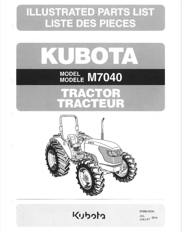 M7040dths-1 Parts Manual 1