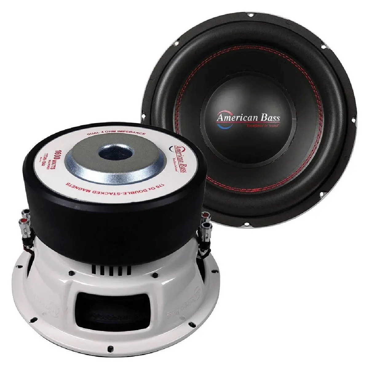 American Bass 12" 1600 Watt Dvc 4 Ohm Woofer (Titan12) 1