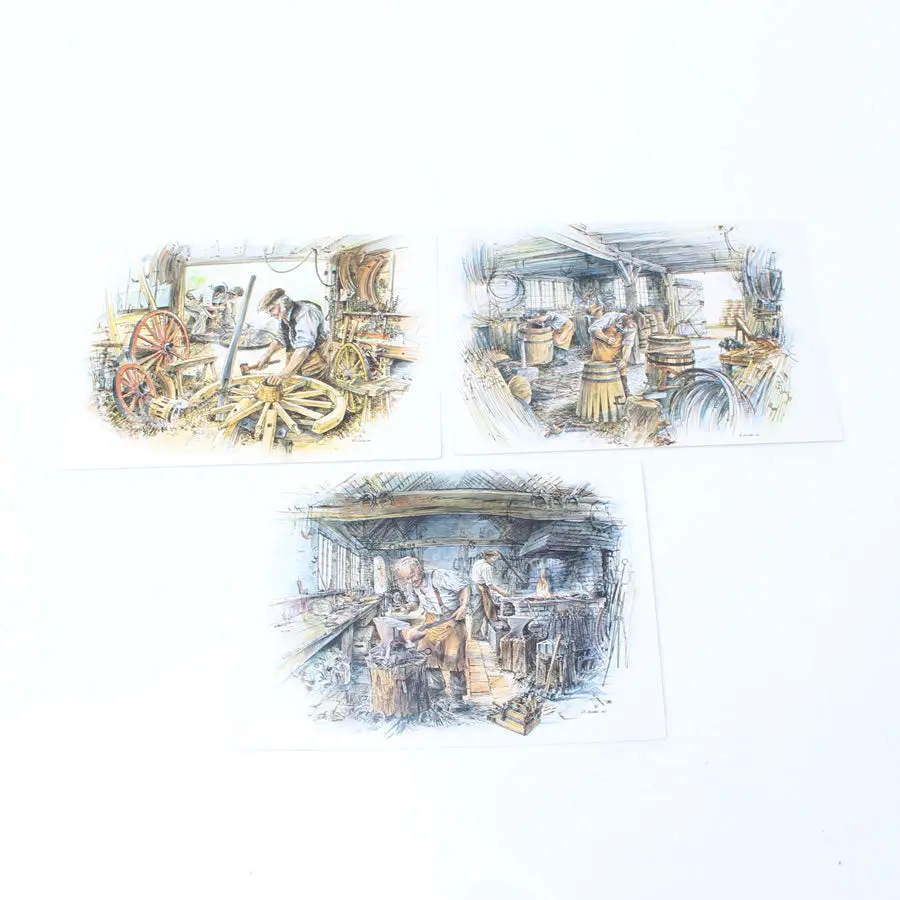 Set Of Classic Crafts Postcards 1