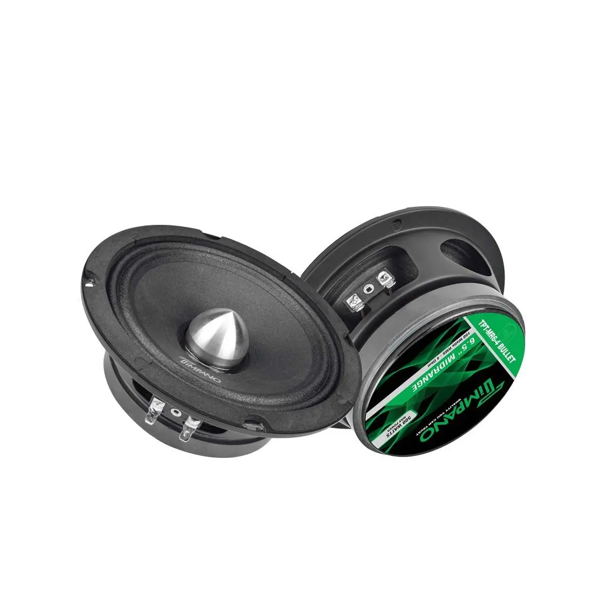 Timpano - 6" Mid Range 500 Watt Speaker - 4 Ohm (Tpt-Mr6-4Bullet) 1