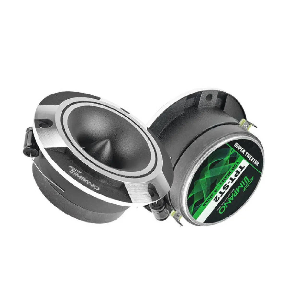 Timpano - 4" 120 Watt Tweeters 4 Ohm Chrome Sold As Pair (Tpt-St2) 1