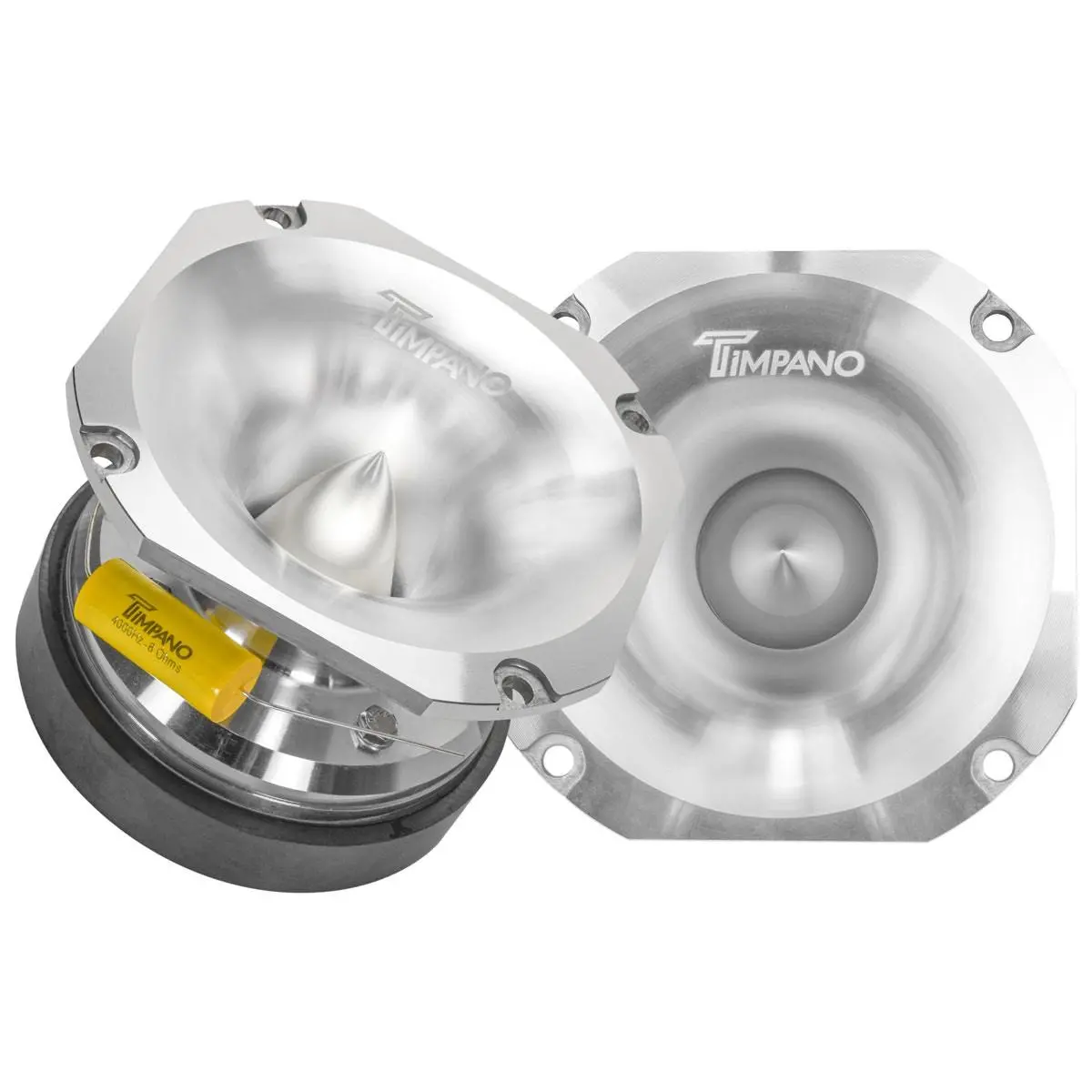Timpano - 900 Watt 4" Super Tweeters Chrome 8 Ohm (Tpt-St71 Chrome) 1