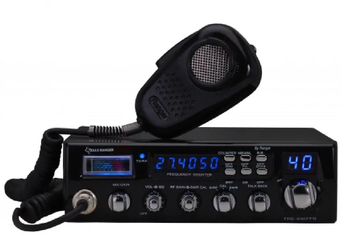 Texas Ranger 40 Channel Cb Radio With Frequency Counter Factory Repair Warranty Only (Tre-936Ffb) 1