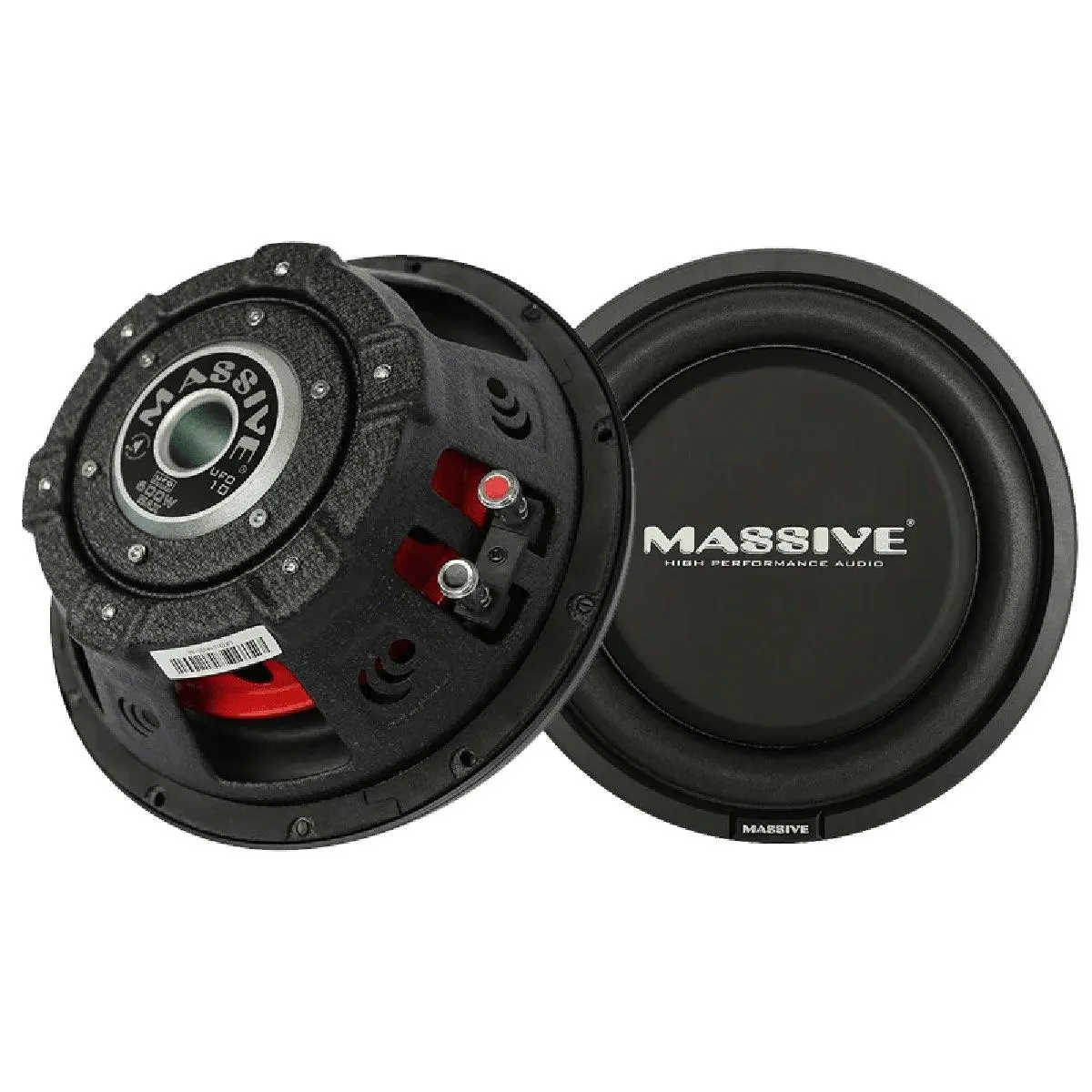 Massive Audio 10" 600 Watt Dual 4 Vc (Ufo10v2) 1