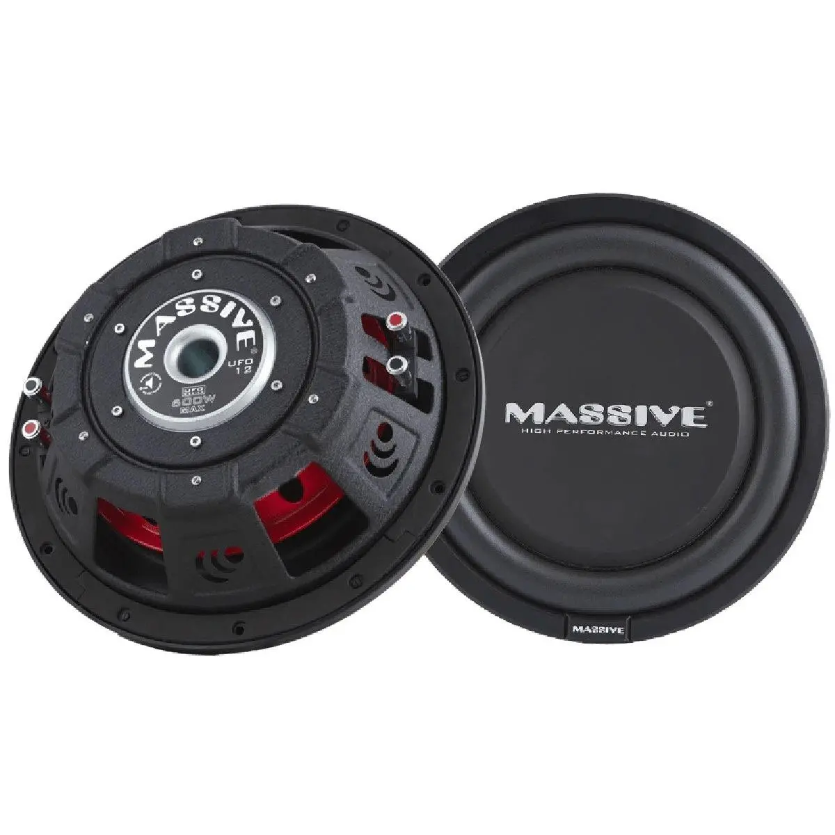 Massive Audio 12" 600 Watt Dual 4 Vc (Ufo12v2) 1