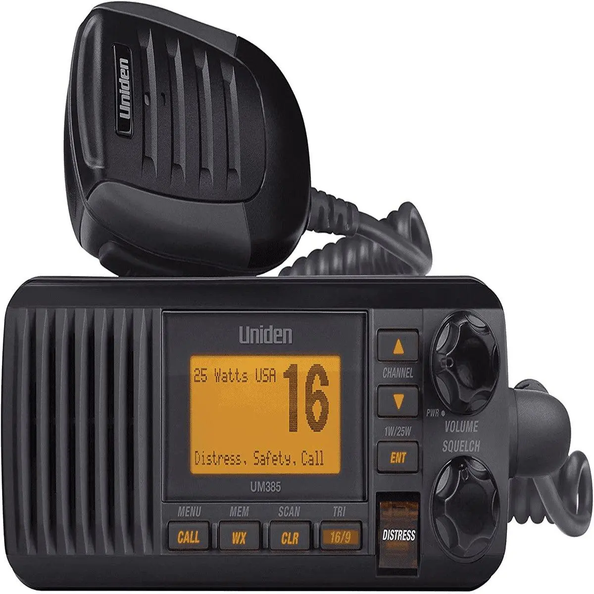 Uniden 25 Watt Fixed Mount Marine Radio (Um385bk) 1