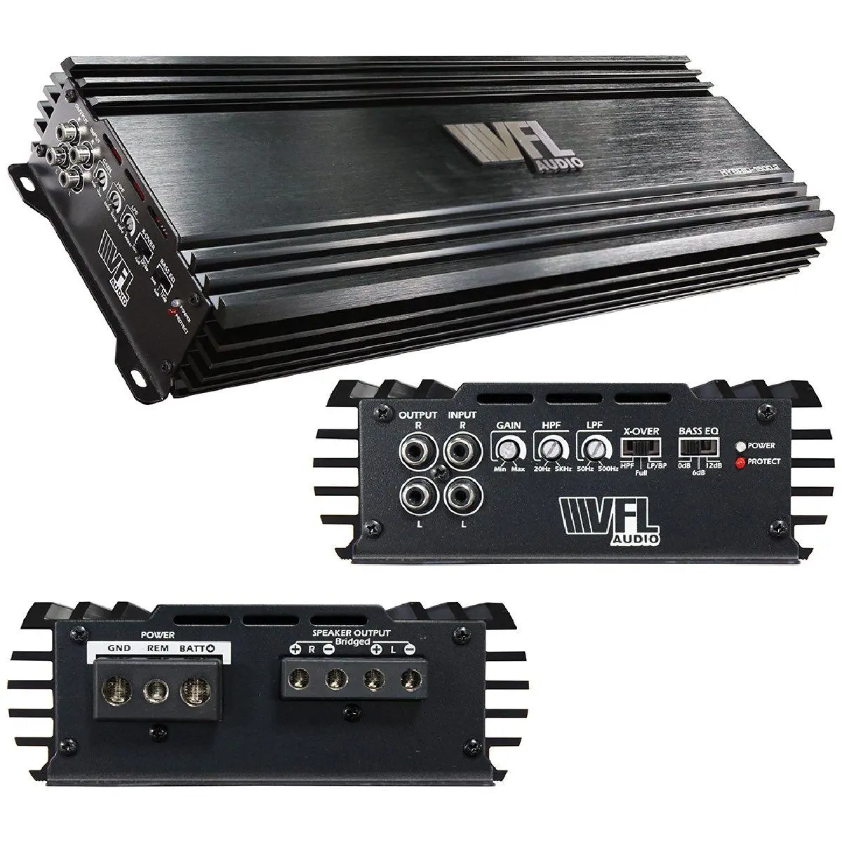 American Bass 1800 Watt 2 Channel Vfl Hybrid Micro Amp (Vflhybrid19002) 1