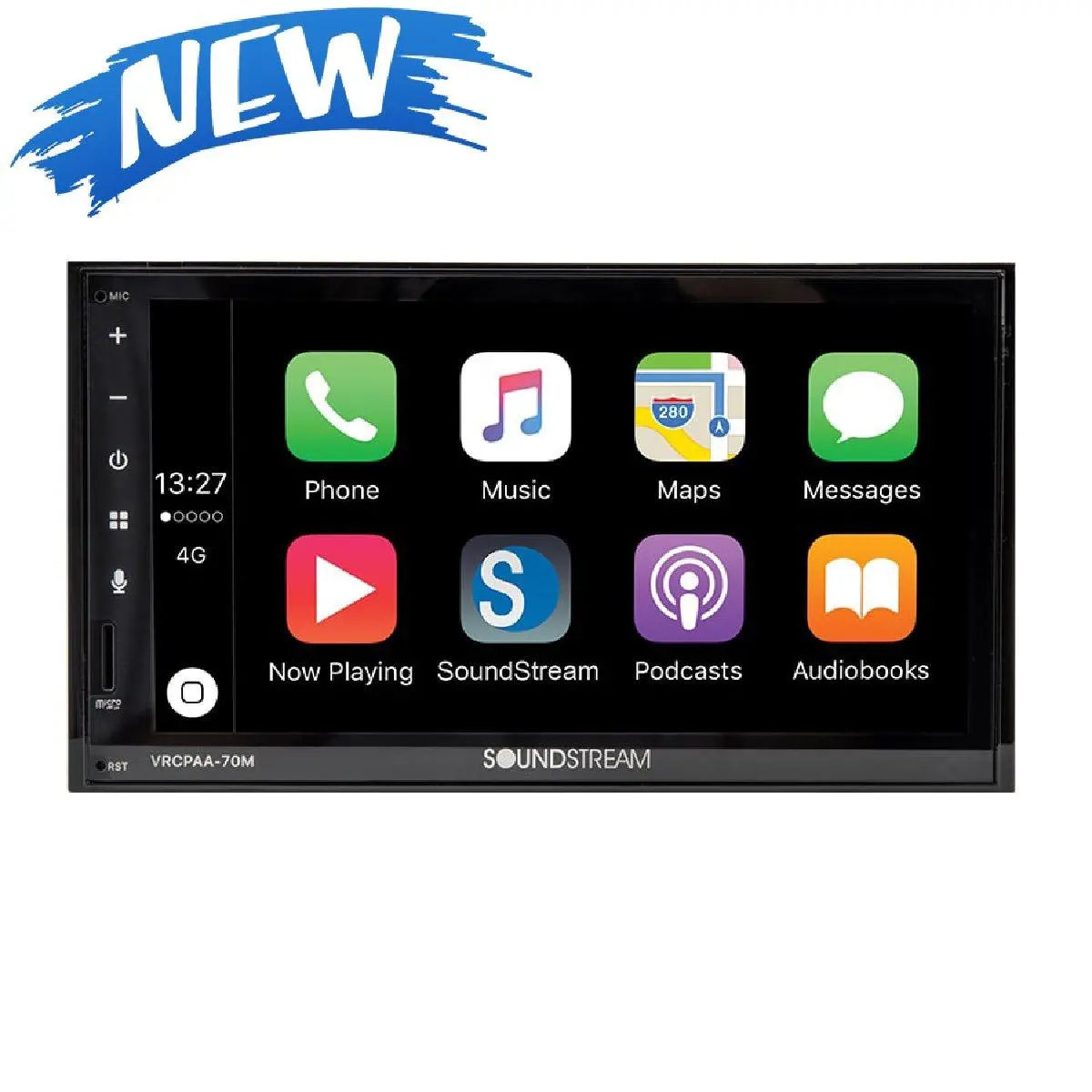 Soundstream 7" Mechless W/Apple Car Play & Android Auto (Vrcpaa-70M) 1
