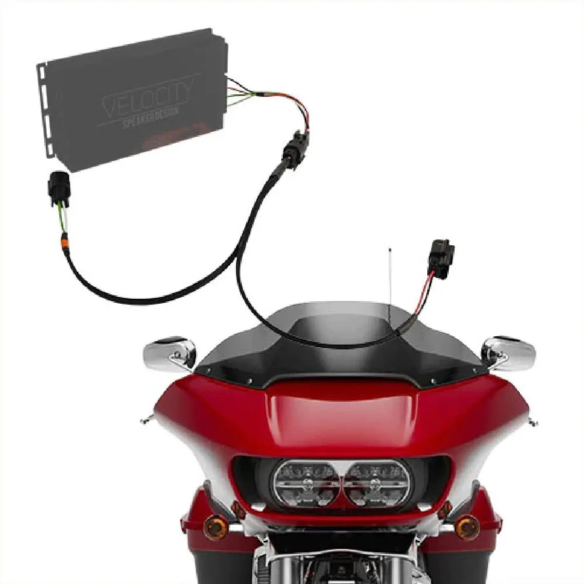 Velocity Plug & Play Speaker Harness For Fairing Speakers (Vwh-Fpod) 1