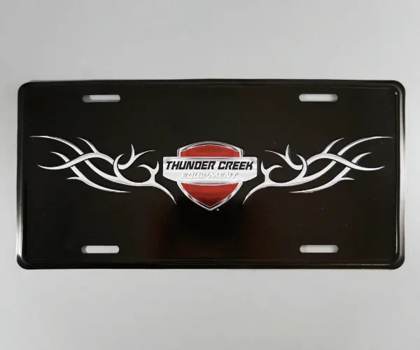 Embossed Vanity License Plate 1