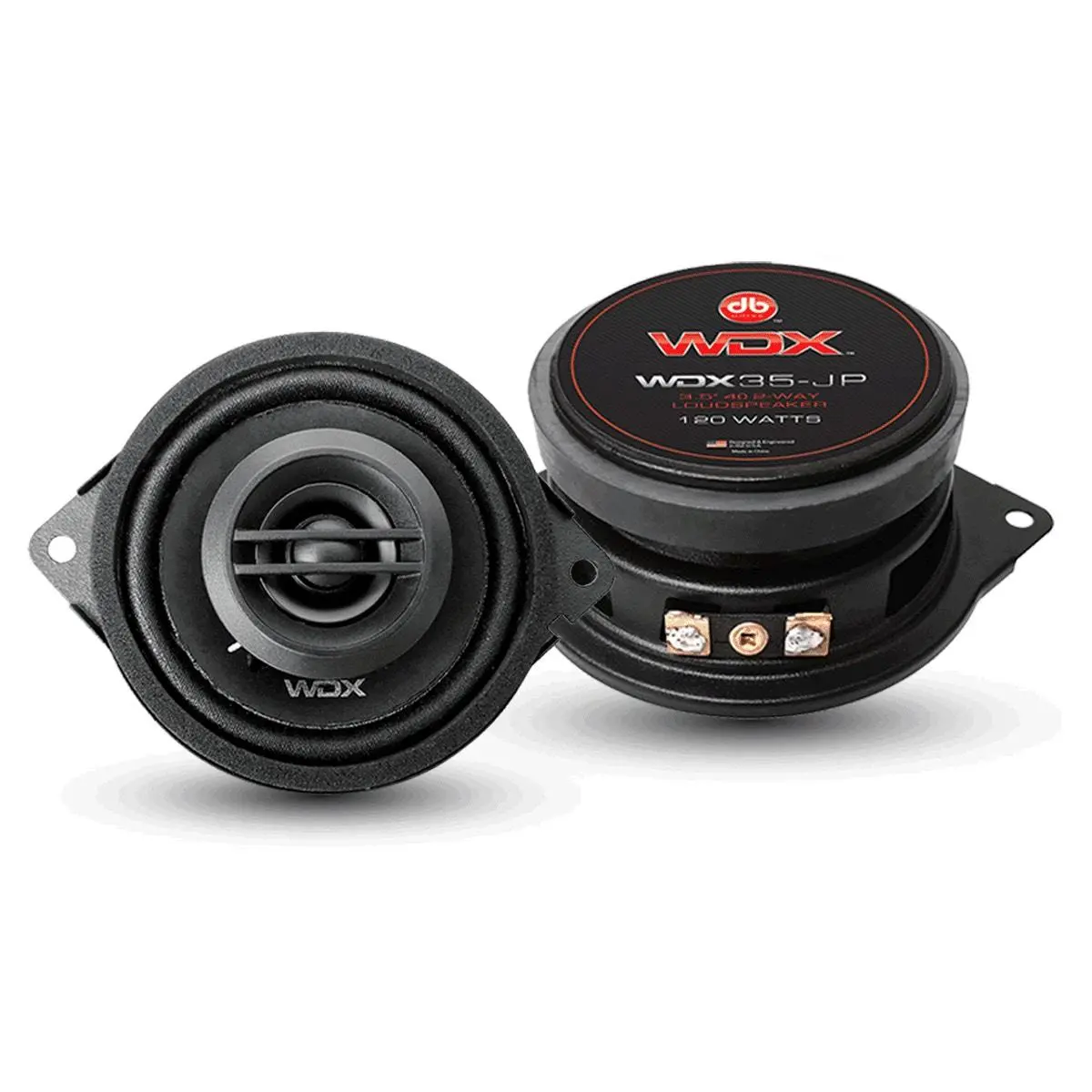 Db Drive 3.5" 2-Way 120 Watt Plug-N-Play Jeep Speakers With Speaker Harness (Wdx35-Jp) 1