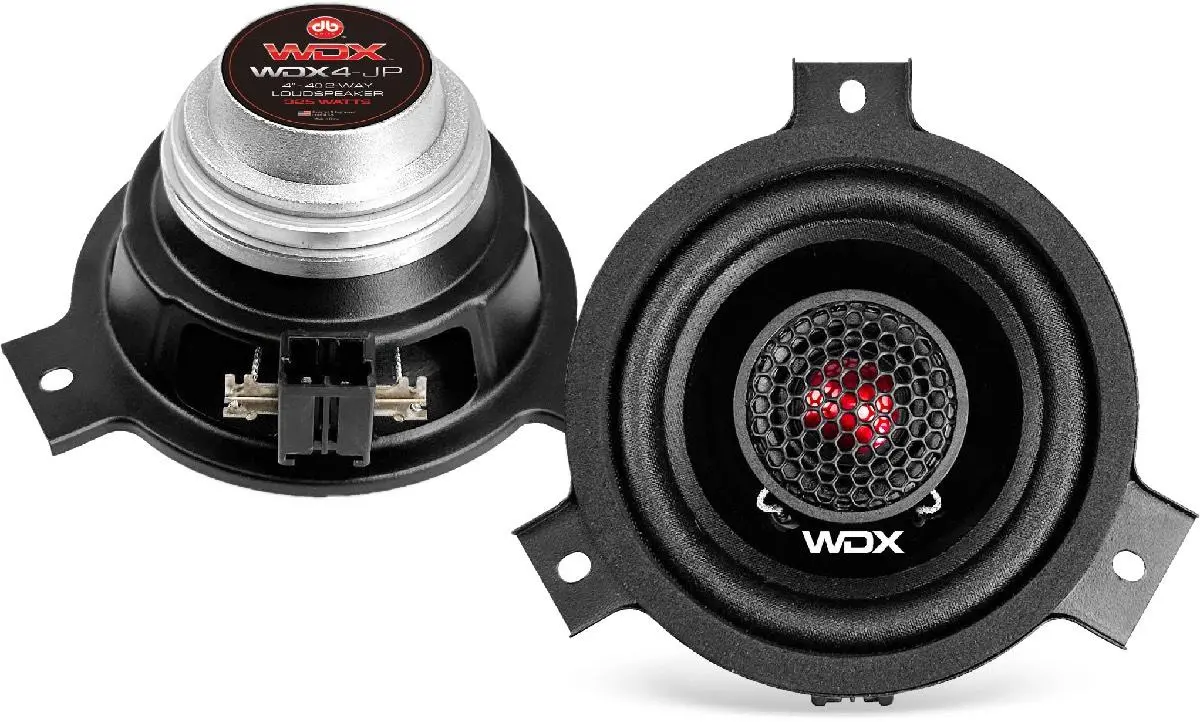 Db Drive 4" 300 Watt Jeep Neo 2-Way Loud Speakers Plug-N-Play Oem Fit (Wdx4-Jp) 1