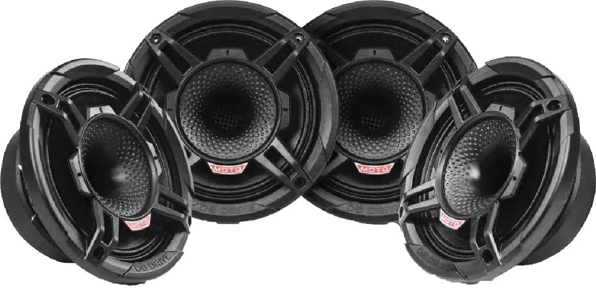 Db Drive 4 Pack Of 6.5 2-Way Loudspeaker With Rear Mounted Compression Driver (Wdx6moto-4Cd) 1