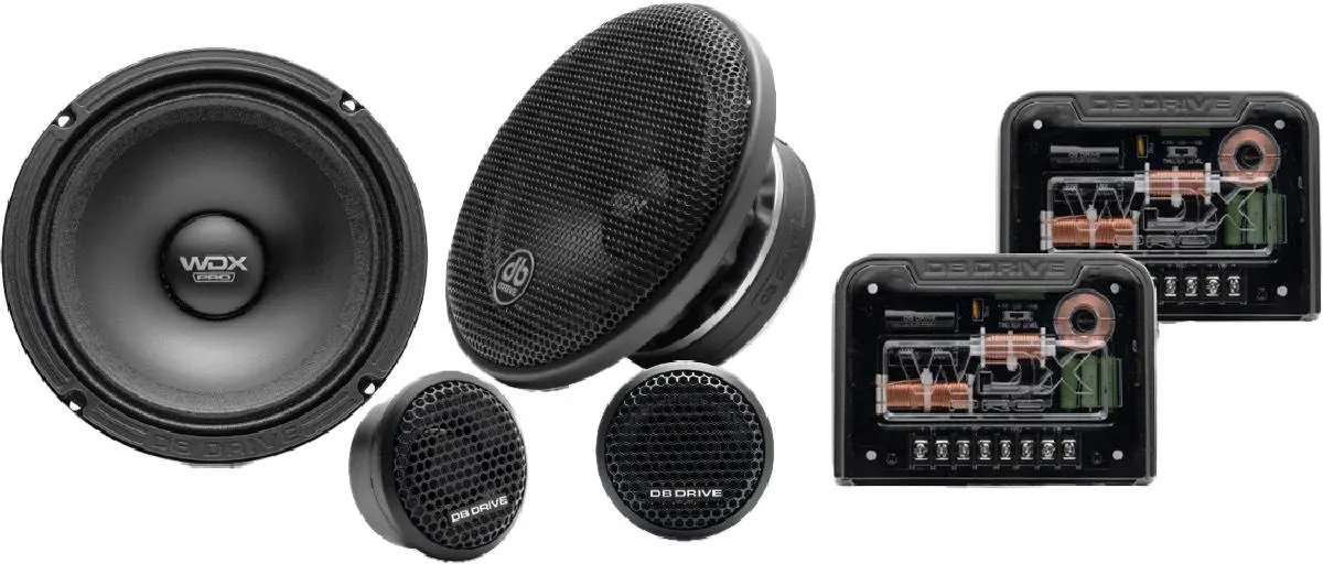 Db Drive 6.5" 500 Watt Pro Reference 2 Way Component Loudspeaker Set (Wdx P65c) 1