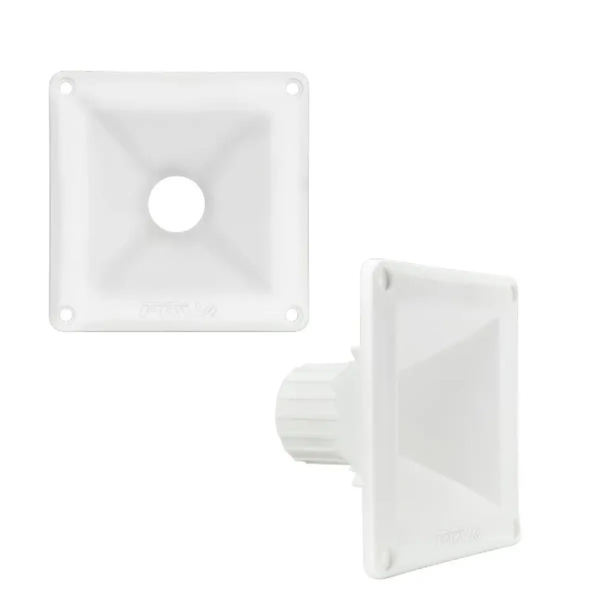 Prv Audio - 1" Exit Screw-On Wave Guide - White (Wg11-25White) 1