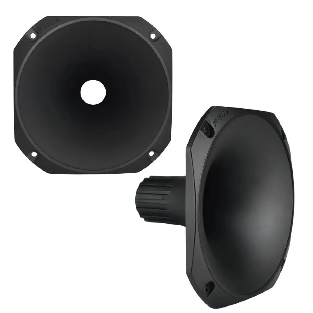 Prv Audio - 1" Exit Screw-On Wave Guide - 45�� X 45�� - Black Matte Finish - Short Version (Wgp14-25Black-S) 1