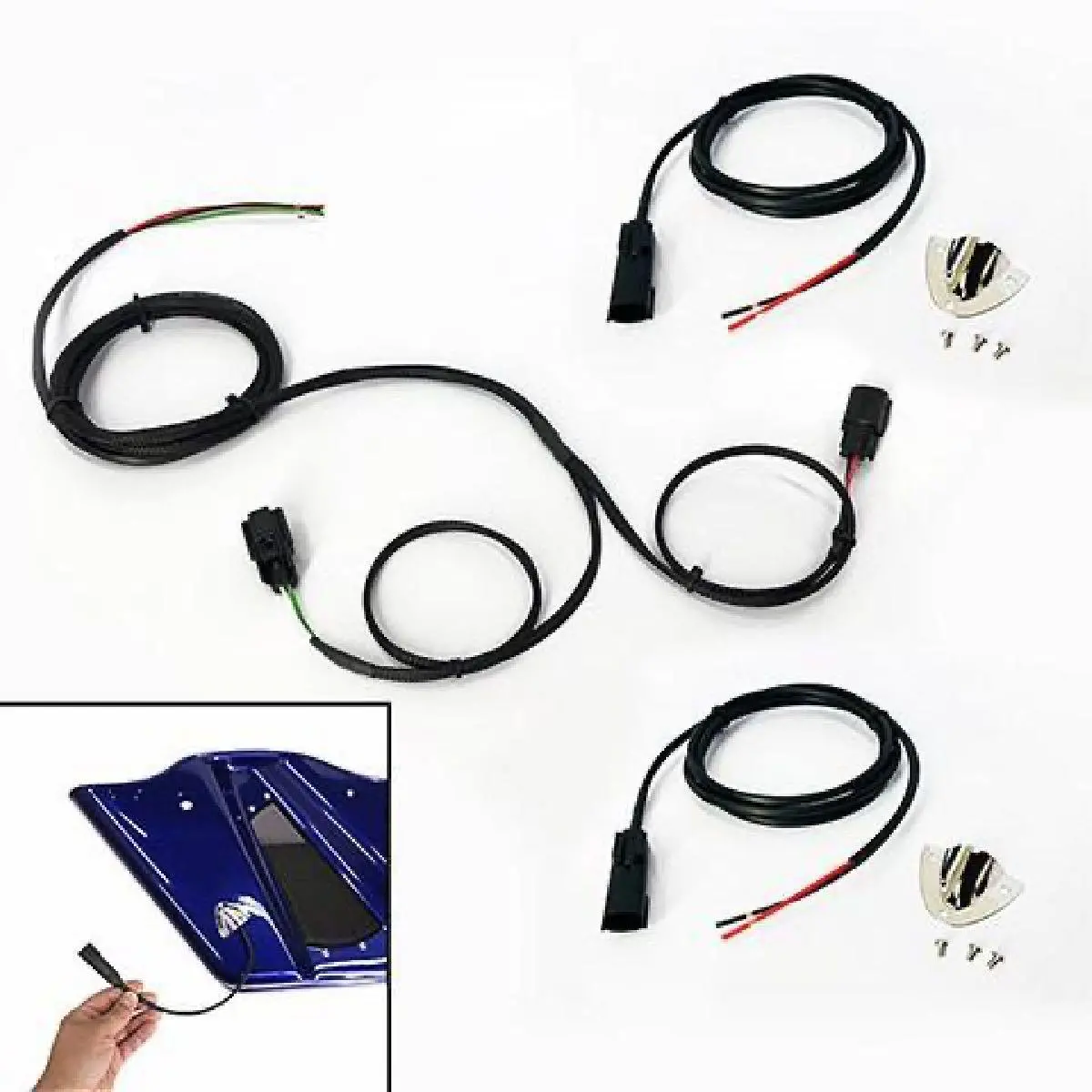 American Hard Bag Saddlebag Speaker Harness 2 Channel (Wh-Sbb2) 1