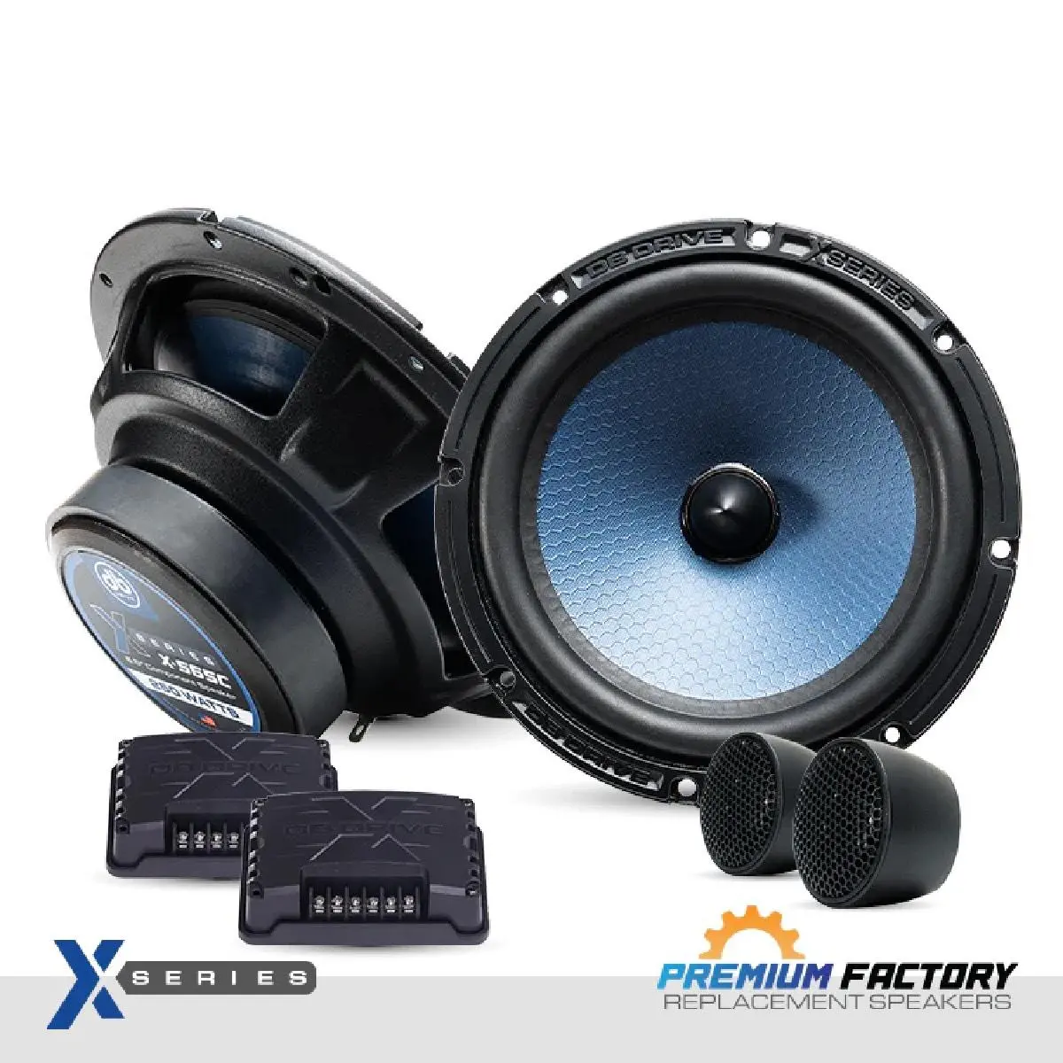Db Drive 6.5" 250 Watt 2 Way Component Set (X-S65c) 1