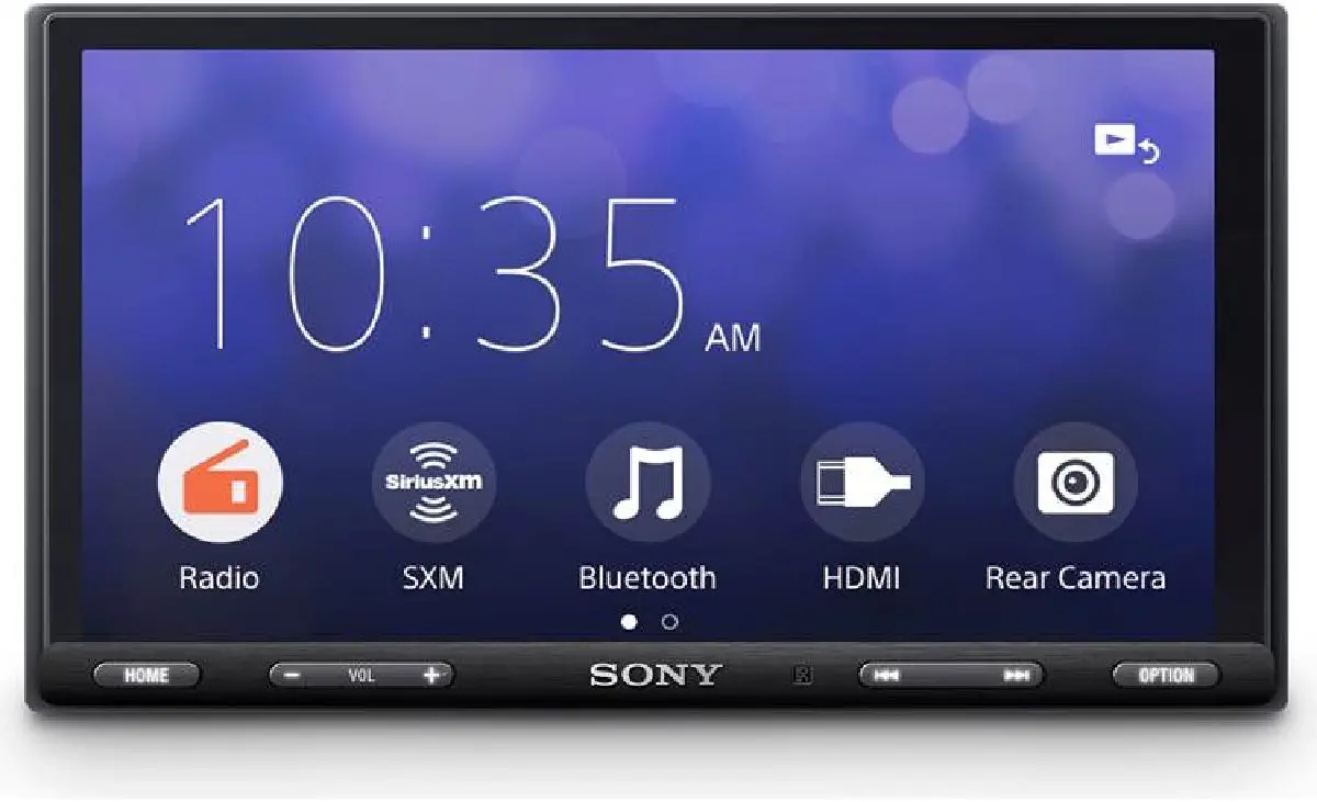 Sony 6.95" Double Din W/Weblink Cast Carplay & Android Auto & Hdmi Input (Xavax5600) 1