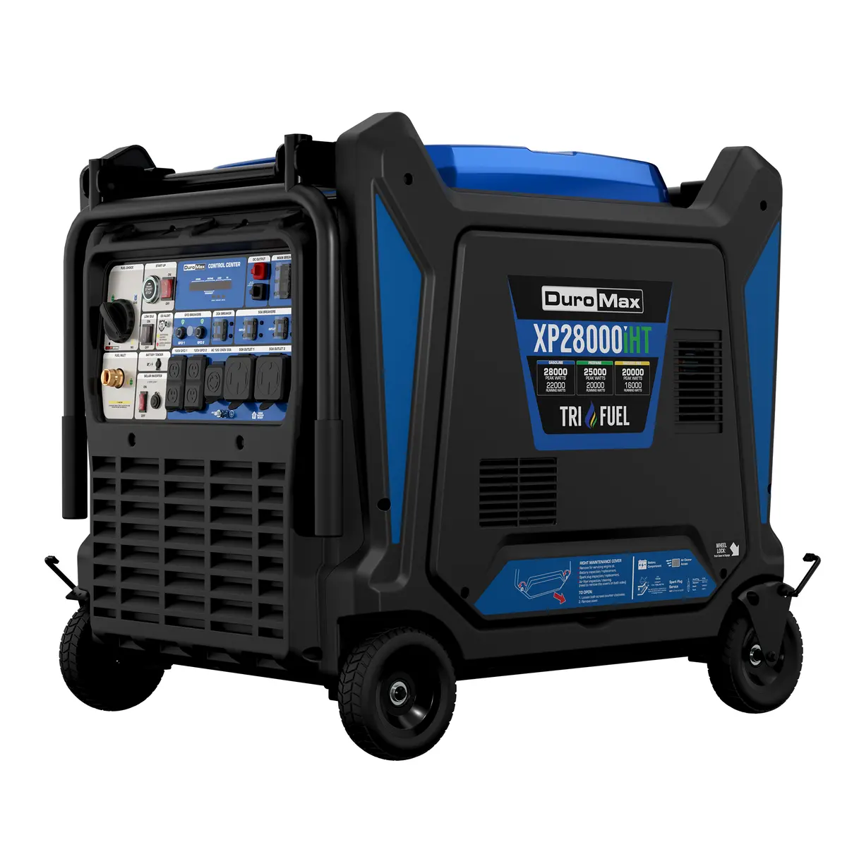 Duromax Xp28000iht 28,000 Watt Tri Fuel Portable Inverter Generator W/ Co Alert 1