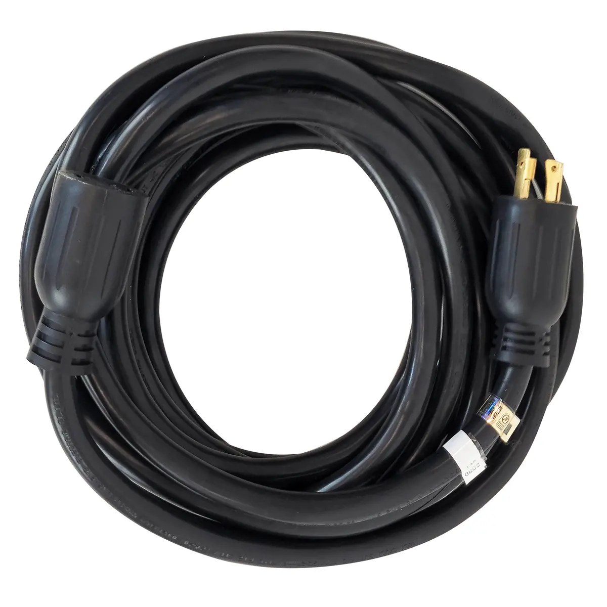 Duromax Xp3025gc 30-Amp 25-Foot 10-Gauge L14-30 Heavy Duty Generator Power Cord For Home Power Backup, Black 1